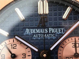 Audemars Piguet Royal Oak Chronograph Blue/RG Dial Bracelet Watch00823
