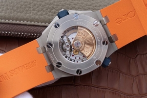 Audemars Piguet Royal Oak Offshore Diver 2017 Orange 15710 Rubber Strap Watch01191