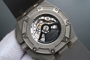 Audemars Piguet Royal Oak Offshore Titanium Michael Schumacher Gray Dial Watch01119