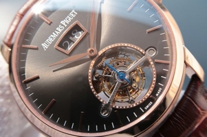 Audemars Piguet TF Jules Tourbillon Big Date Gray Dial Watch00838