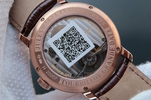 Audemars Piguet TF Jules Tourbillon Big Date Gray Dial Watch00838