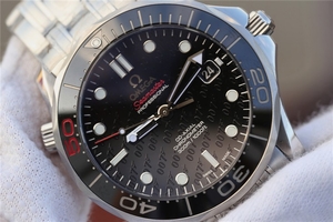 Best Omega Seamaster 300M Chronometer 007 Limited Edition Bracelet Watch00654