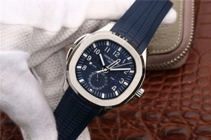 Best Quality Patek-Philippe Aquanaut Blue Textured Dial Blue Rubber Strap Watch01387