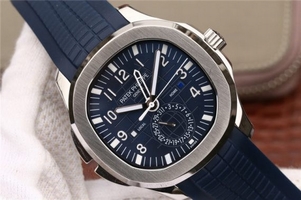 Best Quality Patek-Philippe Aquanaut Blue Textured Dial Blue Rubber Strap Watch01387