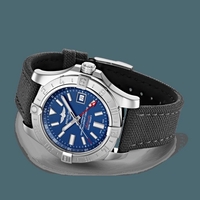 Breitling Avenger II GMT Steel Mariner Blue Watch00726