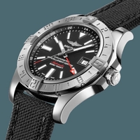 Breitling Avenger II GMT Steel Volcano Black Watch01174