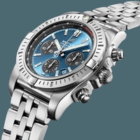 Breitling Chronomat B01 Chronograph 44 Steel Blackeye Blue Watch00347
