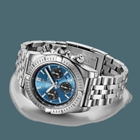 Breitling Chronomat B01 Chronograph 44 Steel Blackeye Blue Watch00347