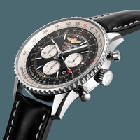 Breitling Navitimer 1 B04 Chronograph GMT 48 Steel Black Watch01286