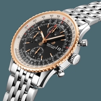 Breitling Navitimer 1 Chronograph 41 Steel & red gold Black Breitling Watch00187