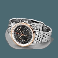 Breitling Navitimer 1 Chronograph 41 Steel & red gold Black Breitling Watch00187