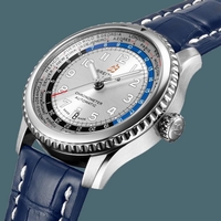 Breitling Navitimer 8 B35 Automatic Unitime 43 Steel Mercury Silver Watch00798