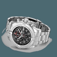 Breitling Super Avenger II Steel Volcano Black Watch01016