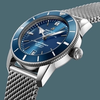 Breitling Superocean Heritage II B20 Automatic 42 Steel Gun Blue Watch00679