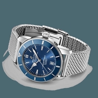 Breitling Superocean Heritage II B20 Automatic 42 Steel Gun Blue Watch00679