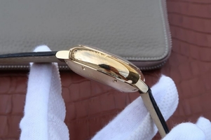 Cartier Ballon Bleu De Cartier Chrono 44mm Black Dial Leather Strap Watch01252