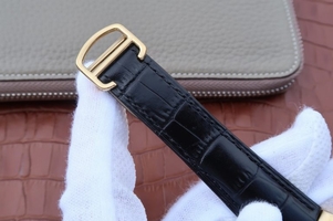 Cartier Ballon Bleu De Cartier Chrono 44mm Black Dial Leather Strap Watch01252