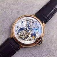 Cartier Ballon Bleu Skeleton Tourbillon White Dial Watch00672