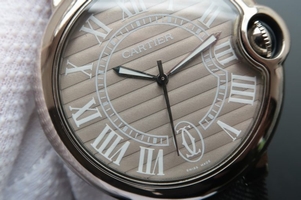 Cartier Ballon Bleu XL 46mm Gray Dial Nylon Strap Watch01096