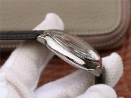 Cartier Cartier Ballon Bleu 42mm CRF Black Textured Dial Leather Strap Watch00812