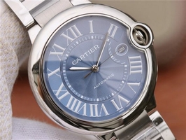 Cartier Cartier Ballon Bleu 42mm CRF Blue Textured Dial Bracelet Watch00221