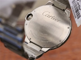 Cartier Cartier Ballon Bleu 42mm CRF Blue Textured Dial Bracelet Watch00221