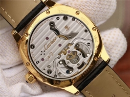 Cartier Drive de Cartier Tourbillon White Textured Dial Leather Strap Cartier Watch00228