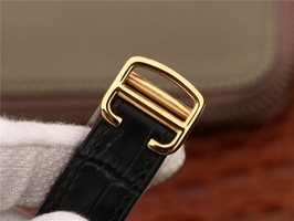 Cartier Drive de Cartier Tourbillon White Textured Dial Leather Strap Cartier Watch00228