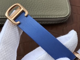 Cartier High Jewelry Watches WJ306014 Blue Dial Blue Fabric Strap Watch00530