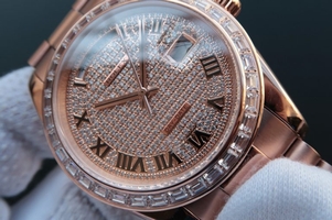 Cheap Rolex Day-Date 218399 Roman Numerals Full Diamonds A3255 Watch01397