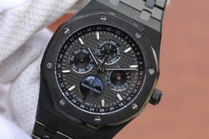 Copy Audemars Piguet Royal Oak 41mm 26574 Black Dial Bracelet Watch01177