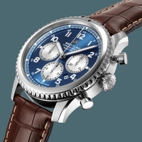 Copy Breitling Navitimer 8 B01 Chronograph 43 Steel Blue Breitling Watch00635