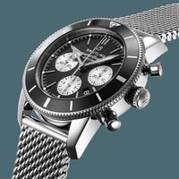 Copy Breitling Superocean Heritage II B01 Chronograph 44 Steel Black Watch01358