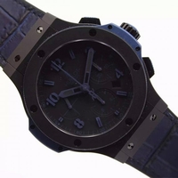 Copy Hublot Big Bang Full Ceramic Evolution Blue Magicb Gummy Strap Hublot Watch01037