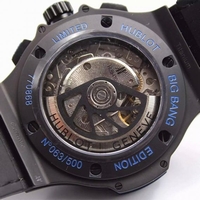 Copy Hublot Big Bang Full Ceramic Evolution Blue Magicb Gummy Strap Hublot Watch01037