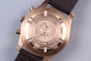 Copy IWC V6 Pilot Chrono Brown/White Dial Watch00713
