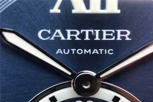 Copy Luxury Cartier J Calibre De Cartier Diver Blue Dial Blue Rubber Strap Cartier Watch00168