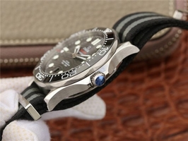 Copy Omega 2018 Seamaster Diver 300M Black Ceramic Dial Nato Strap Watch00447