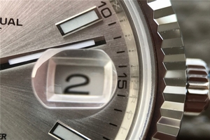 Copy Rolex DateJust 41mm 126334 Fluted Bezel Silver Dial Stick Markers Bracelet Watch00310