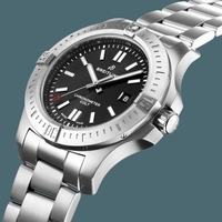 Fake Breitling Chronomat Colt Automatic 44 Steel Volcano Black Watch00483