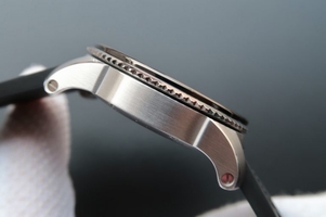 Fake Cartier TF Calibre De Cartier Diver Black Dial Black Rubber Strap Cartier Watch00709