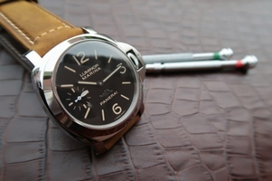 Fake Copy Panerai PAM416 Beverly Hills Brown Asso Strap Watch00950
