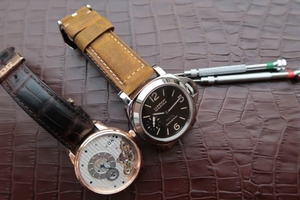 Fake Copy Panerai PAM416 Beverly Hills Brown Asso Strap Watch00950