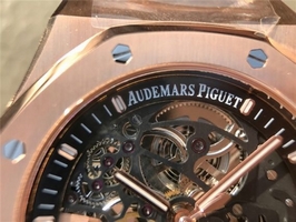Fake Fashion Audemars Piguet Royal Oak 41mm Double Balance Wheel Openworked 15407 Bracelet Watch01271