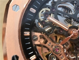 Fake Fashion Audemars Piguet Royal Oak 41mm Double Balance Wheel Openworked 15407 Bracelet Watch01271