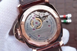 Fashion Panerai PAM511 Brown Leather Strap Watch00511
