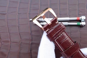 Fashion Panerai PAM511 Brown Leather Strap Watch00511