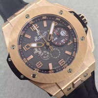 First-class Quality Hublot Big Bang Ferrari Limited Edition Black Dial Black Rubber Strap Watch00660