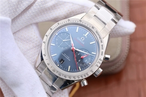 High Imitation Omega Speedmaster 57 Co-Axial Blue Dial Bracelet Watch00300