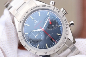 High Imitation Omega Speedmaster 57 Co-Axial Blue Dial Bracelet Watch00300